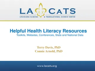 Helpful Health Literacy Resources