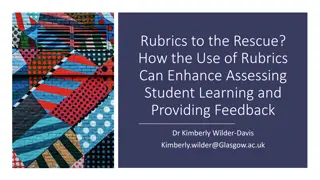 Enhancing Assessing Student Learning with Rubrics