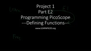 Programming PicoScope: Defining Functions