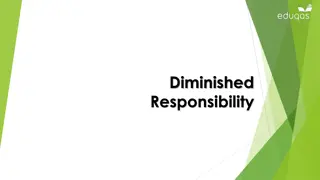 Diminished  Responsibility