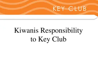 Kiwanis Responsibilities to Key Club and Circle K