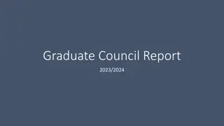Graduate Council Report