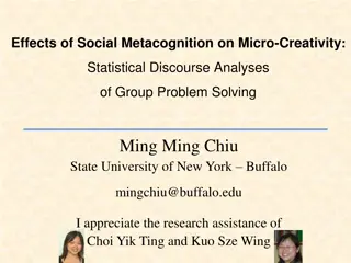 Social Metacognition and Micro-Creativity: Group Problem Solving Analysis