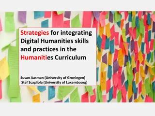 Strategies for Integrating Digital Humanities Skills