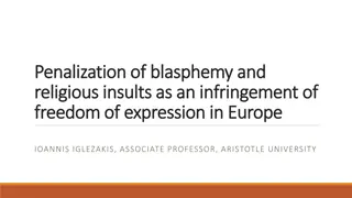 Blasphemy Laws and Freedom of Expression in Europe