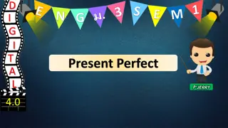 Grammar Present Perfect Form Usage