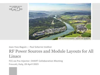 RF Power Sources and Module Layouts for All  Linacs