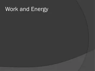 Work and Energy