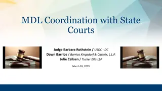 Strategies for Effective Coordination in Multijurisdiction Litigation