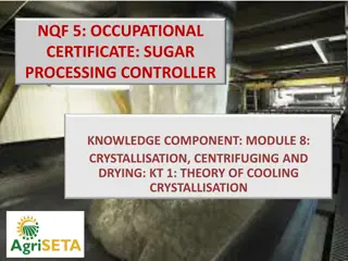NQF 5: OCCUPATIONAL  CERTIFICATE: SUGAR  PROCESSING CONTROLLER