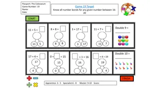 The Colosseum Games: Number Bonds, Counting Techniques, and Halving Practice