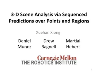 3-D Scene Analysis via Sequenced Predictions