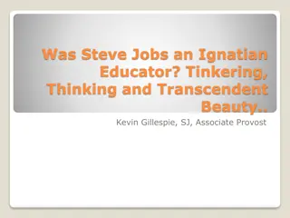 Steve Jobs: Innovator and Visionary