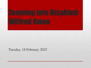 Analyzing Wilfred Owen's Poem 