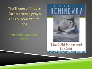 Santiago's Struggle with Pride in The Old Man and the Sea