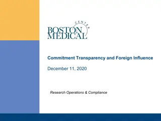 Commitment Transparency and Foreign Influence
