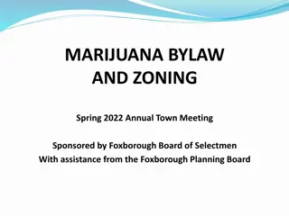 Marijuana Bylaw and Zoning in Foxborough: Spring 2022 Update