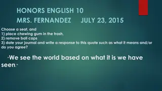Exploring Literary Elements and Techniques