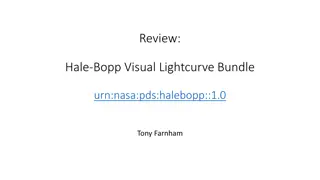 Review of Hale-Bopp Visual Lightcurve Dataset