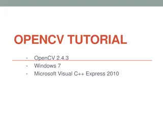 Installing OpenCV 2.4.3 on Windows 7 with Visual C++ 2010 Express