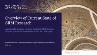 Solar Geoengineering Research and Governance Recommendations