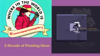 Decade of Planting Ideas: Isabelle Darcy and IUSLPL Scholars