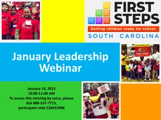 January Leadership Webinar Agenda