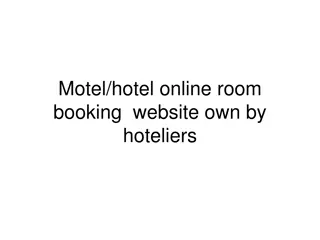 Empowering Hoteliers: Developing a New Online Room Booking Platform