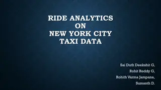 Ride Analytics on NYC Taxi Data