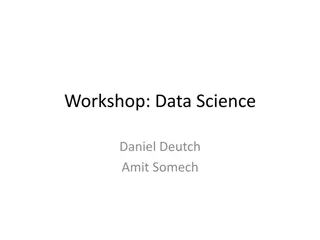 Data Science Workshop Overview