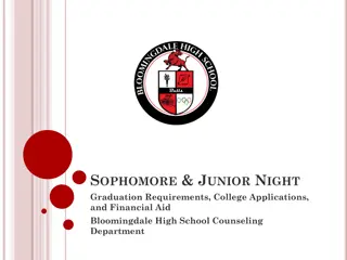 SOPHOMORE & JUNIOR NIGHT