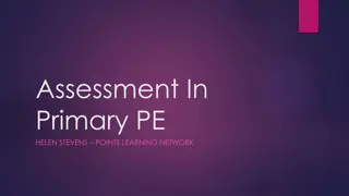 Assessment in Primary PE - Understanding Government Requirements