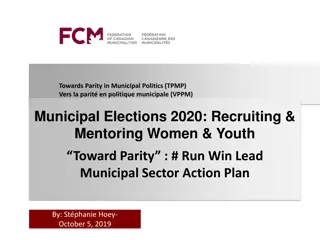 Toward Parity in Municipal Politics: Recruitment & Mentoring Women & Youth