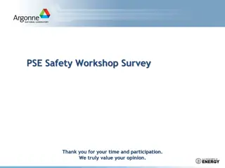 PSE Safety Workshop Survey