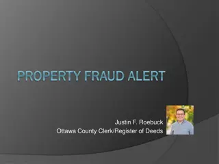 PROPERTY FRAUD ALERT