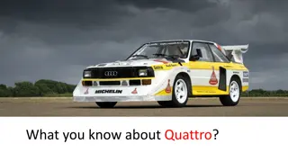What you know about Quattro?