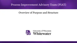 Process Improvement Advisory Team (PIAT)