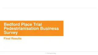 Bedford Place Trial Pedestrianisation Business Survey Results