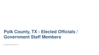 Polk County, TX Elected Officials & Staff Summary