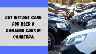 Get Instant Cash for Used & Damaged Cars in Canberra