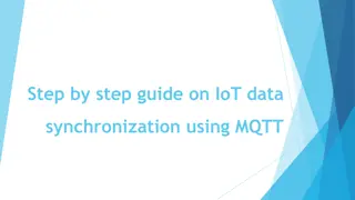 Step by step guide on IoT data  synchronization using MQTT