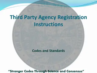 Third Party Agency Registration  Instructions