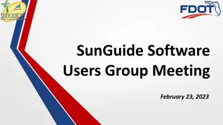 SunGuide Software Users Group Meeting - February 23, 2023