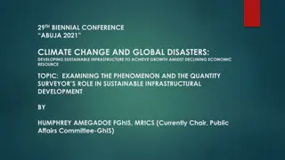 CLIMATE CHANGE AND GLOBAL DISASTERS