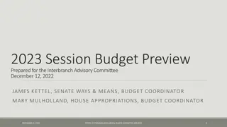 2023 Session Budget Preview