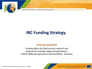 IRC Funding Strategy