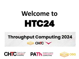 Building Thriving Throughput Computing Community