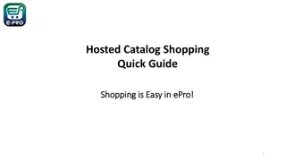 Hosted Catalog Shopping