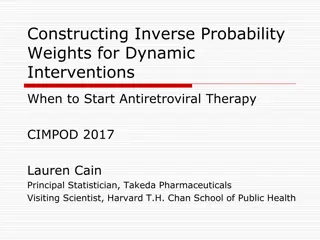 Constructing Inverse Probability Weights for Dynamic Interventions