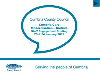 Cumbria Care Modernisation Update